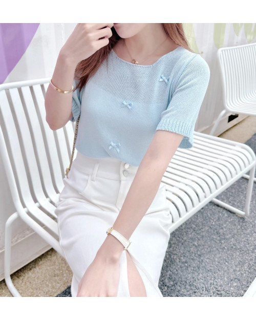 [Special Offer] Little Ribbon Knit Top